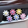 Decorations 6PcsSet Eight Petals Flower Outlet Vent Air Conditioning Clip Car Interior Decoration Gift for Girl 0209