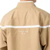 T-shirt da uomo MRGB Solid Fashion Giacca casual in cotone da uomo 2023 Spring Streetwear Maschile Stand Collar Coat Plus Size Vintage Men