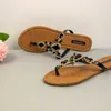 Sandalen Gladiator Sandalen für Frau Sommer 2022 Strandurlaub Damen Flip Flops Große Größe Flache Absätze Schöne Kristall Damenschuhe T230208