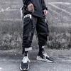 Men's Pants 2023 Streetwear Harem Men Jogger Tactics Sweatpants Black Ribbon Military Camouflage Ankle-length Male HZ224