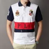 Marque de haute qualité Polos chemise hommes à manches courtes décontracté couleur correspondant coton grande taille broderie mode T-shirt s-6XL