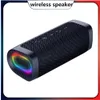 HIFI Sound Quality Outdoor Speaker Portable IPX5 Waterproof Mini Wireless Bluetooths Wireless Speakers With Colorful RGB Party Lights