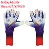 Gants de sport gants gants gants pour enfants adultes gants gardiens de gardien de but en latex soccer professionnel de football footballeur meneurs des femmes gants 230209