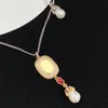 Collana da donna di design con motivo a teschio Catene pendenti Collane da uomo con fantasmi Moda Gioielli in oro e argento di lusso