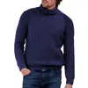 Herentruien herfst/winter Turtleneck trui Solid Color Solid Color Long Sleeve Europe America en Azië Size Wear