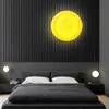 Lights Moon Acrylic Ceiling Light Tricolor LED Living Room Corridor Bedroom Lighting 0209