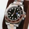 Mens Watches GMT II-126710 Batman 40mm Ceramic Bezel Luxury Men Mechanical Automatic Movement Wristwatches With Original Box Paper 202365