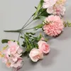 Dekoracyjne kwiaty nordyckie proste różowe imitacja rośliny dekoracja kwiatów nowoczesne domowe wystrój werandy
