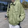 メンズジャケットカジュアルラペルジャケットファッションメンズプーレザーコート男性服