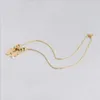 Kedjor 2st/parti rostfritt stål baby flicka pojke halsband kvinnliga kedja halsband för familjepar gåvor 45 cm