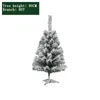 Dekoracje świąteczne 60/90 cm Flocked Tree Snowflake Dekoracja Dekoracja domu Święta Bożego Narodzenia
