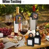 Black Brown Wine Bottle Box With Window Organza Wine Bags Set Hanging Foldable Wine Gift Box Wine Boxes For Gifts Holder