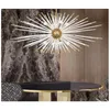 Pendant Lamps Modern Crystal Chandelier Lamp For Living Room Creative Design Hanging Light Fixture Gold Luxury Home Decor Led Crista Dhci3