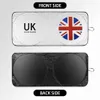 Auto Tenda Da Sole Della Copertura Della Protezione Parabrezza Visiera Parasole Union Jack UK Flag Per Mini Cooper One S R50 R53 R56 R60 F55 F56 R58 R59