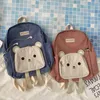 Sacs d'école coréens kawaii ours sacs à dos adolescents étanche étanche mignon carton étudiant 2023 Notebook back pack women mochilas