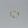 Cluster-Ringe, offener Ring, verstellbar, 14 Karat Gold gefüllt, Knöchel-Boho-Schmuck, minimalistischer Stapel-Bohemian-Ring für Frauen, Geschenk