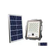 Solar Flood Lights 100W 200W 300W 400W Ljus med kamera 16G TF -kortmonitor g￥rdar Farms Orchards Garden Home Security Lamp Dro Dhmxu