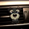 Interiördekorationer Bil Ornament Söt valp Pet Dog Parfym Clip Conditioner Auto Outlet Decoration Air Freshener Automobile Tuyere Fragrance 0209