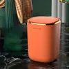 Avfallsbehållare 12LSMART Touchless Trash Can Kitchen Badrums Skräpavfallsanordning Kontorsavloppskorg Vattentät och luktsäker automatisk fack 230208