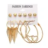 Dangle Chandelier Tassel Long Thread Brincos de bola Bohemian Jóias de moda em camadas para mulheres Presente de aniversário DHGQC