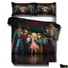 Set di biancheria da letto 3D Stranger Things Set Piumino Ers Federe Film di fantascienza Consolatore Letto Linenno Sheet 201210 Drop Delivery Ho Dhhcj