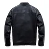 Heren Jackets Men Faux Leather Jacket Motorcycle 5xl Heren Jackets Black Jaqueta de Couro Masculina Outwear Male Pu Leather Coats Mens ZA319 230208