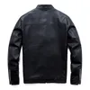 Men's Jackets Men Faux Leather Jacket Motorcycle 5XL Men's Jackets Black Jaqueta De Couro Masculina Outwear Male PU Leather Coats Mens ZA319 230208