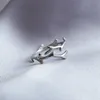 12st Simple Branch Leaf Thin Ring for Women Girls Trendy Fashion Finger Jewelry Party Gifts