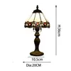 Tischlampen Nordic Buntglaslampe Tiffany Schlafzimmer Nachttisch Wohnzimmer Esszimmer Korridor Vintage Led Nachtlicht Home Decor