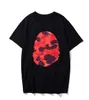 Tasarımcı Erkek Tişörtler Tshirts Kamuflaj Baskı Giysileri Maymun Tshirt Grafik Yaz Tees Kiraz Çiçeği Yolu Sınırlı Edition Pamuk Renkli Yıldızlı Gece Köpekbalığı