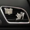 Interieurdecoraties Air Fersnener Auto Outlet Perfume Clip Bling Accessoires Girls Turn High Heel Diffuser Diffuser Elegant Car Decoration 0209