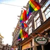 Partihandel Rainbow Flag 90x150cm Gay Pride Pride No. 4 LHBT Flagg tillg￤nglig fr￥n lager