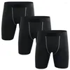 Running Shorts 3 In Pack Men's Briefs Comfortable Breathable Ice Silk Quick Dry Pants Sports & Fitness