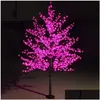 Lampade da giardino Led Cherry Blossom Tree Light 0.8M 1.2M 1.5M 1.8M Anno Matrimonio Luminaria Rami decorativi Lampada Illuminazione esterna Drop D Dhzpj