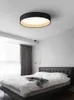 Ceiling Lights Bedroom led ceiling lamp modern atmosphere home minimalist wood grain master study bedroom lights 0209