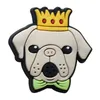 20Style Cute Dog Croc Charms PVC Shoe Accessories Decoration Buckle Button Kid Party Present Partihandel