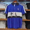 قميص Polos للرجال مع الأكمام القصيرة الكلاسيكية المطرز قميص كبير 100 ٪ قطن S-6XL طباعة عالية الجودة