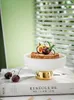 Płyty ceramiczne talerze wysokie stóp owoce biała okrągła sałatka miska deserowa miska do ciasta przekąska taca dekoracyjna stołowa stołowa stoł