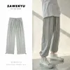 Pantaloni da uomo Trend Leggings casual dritti larghi da uomo Pantaloni sportivi da studente maschio