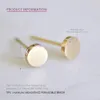 Girls Stainless Steel Stud Earrings for Women Office Small Earring Studs Minimalist Jewelry Wholesale