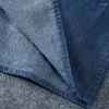 Mäns casual skjortor sommaren män denim skjorta stor storlek kort ärm mode lös bomull cowboy manlig märke 5xl 6xl 7xl 8xl blå