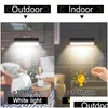Solar Wall Lights Upgraded Pendant Outdoor Indoor On Off LED Lamp voor schuurruimte Balkon Kip met PL Switch Lijn Drop levering Li DHFVZ