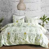 Наборы постельных принадлежностей BBSET Цветочные рисунки набор 3PCS/SET Pillowcase Pollowcase Pedwet Cover Cotton Bed Home Textile Products Roupa de Cama