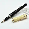 Collection Goddess Greta Garbo Zwarte Hars Rollerball Pen Vulpennen Schrijven Kantoor Schoolbenodigdheden Met Parel Cap