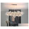 Pendant Lamps Postmodern Light Luxury Creative Dining Room Glass Chandelier Personality Simple Designer Living Study Drop Delivery L Dhdpa