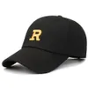 Lettera R C Berretto da baseball con ricamo Donna Uomo Regolabile Sport all'aria aperta Berretto da sole Coppia Fashion Tide Hip Hop Trucker Hat 18 colori