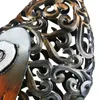 Obiekty dekoracyjne figurki Tooarts Tomfeel Rzeźbiony żelaza kurze metalowa rzeźba sztuka sztuki ogrodowe wyposażenie domu Ornament Domowy ogród 230209