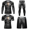 Camisetas masculinas Camisas masculinas Camisa de exercícios de treino legal personalizada Impressão digital Poliéster MMA jiu jitsu gym gym fitness t-shirt roupas de cosplay