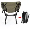 Camp Furniture Heavy Duty Compact Portable Outdoor Camping Folding Chairs Portable Gardren Furniture Beach Fishing BBQ Hiking Picnic Seat Tools 230210