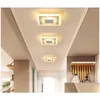 Tavan Işıkları Led Lampara Techo Dormitio Dimmitable Yüzey Montajı Mutfak Koridoru için Banyo Çalışma Modern Plafon Drop Deli Dh0nf